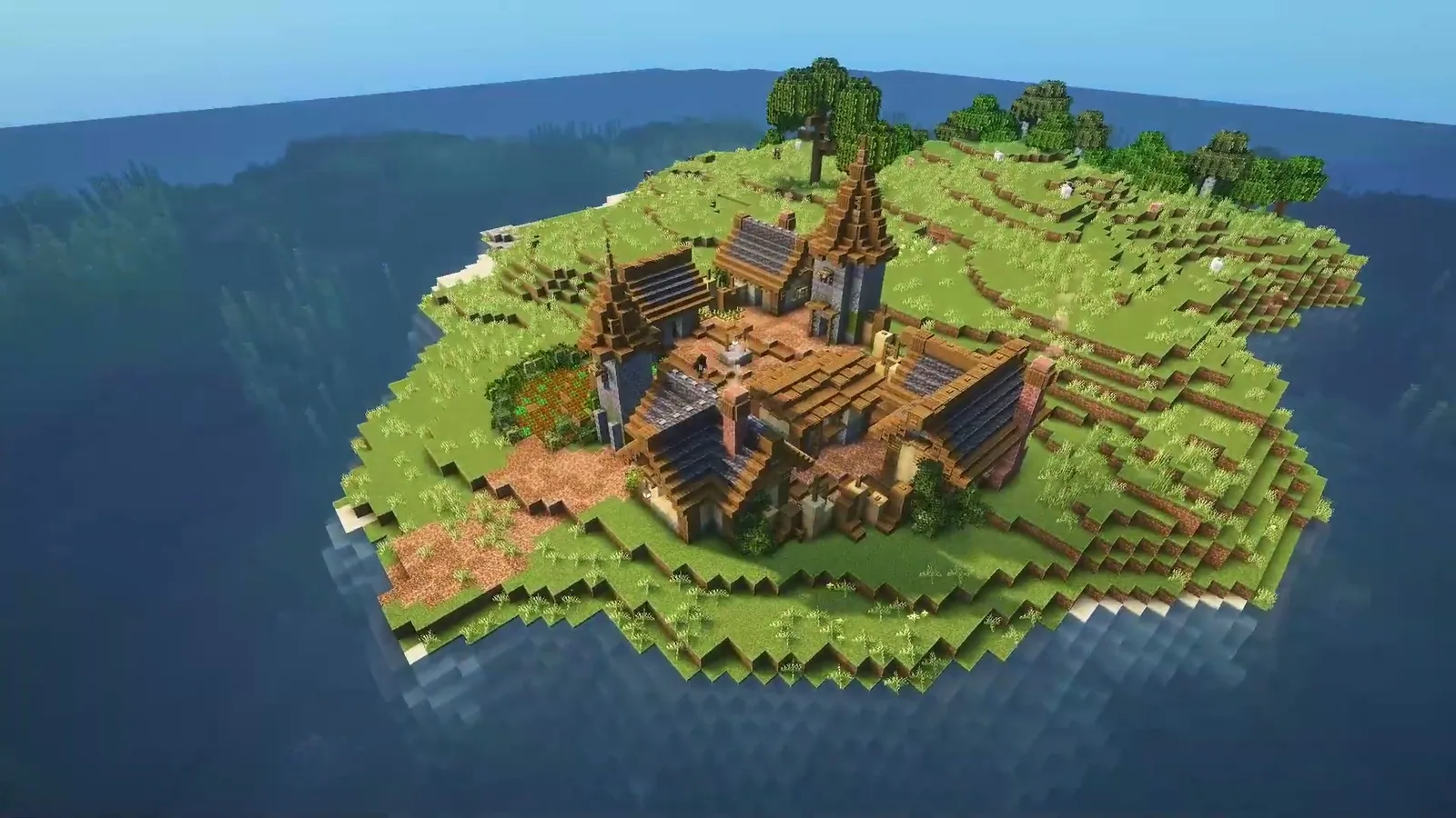 A village by the water